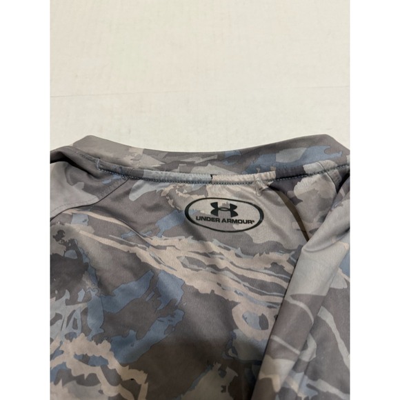 Under Armour CoolSwitch Thermocline Heatgear Gray T-Shirt Men's 2XL LS Fishing - Picture 8 of 8